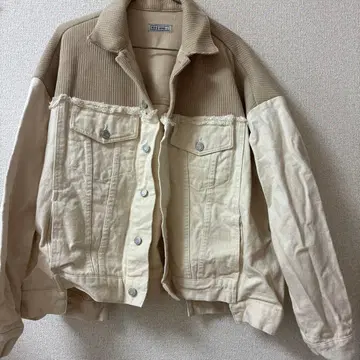 NIKO AND - 베이지 데님 자켓 L 사이즈