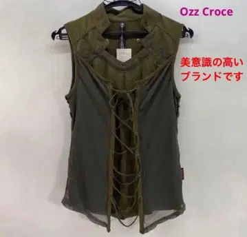 미사용 택 포함 Ozz Croce 오즈 크로체 슬리브리스 티셔츠