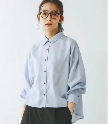 글로벌 워크 이지케어 린넨 백 셔츠