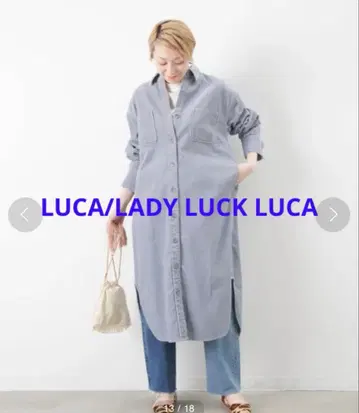 LUCA/LADY LUCK LUCA 코듀로이 바이오 가공 셔츠 원피스