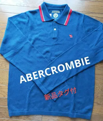 Abercrombie 네이비 니트 피케 셔츠 XL