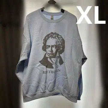 베토벤 맨투맨 사이즈 XL 스카이블루
