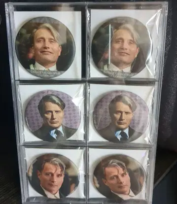 겔라트 그린델왈드 캔 배지 6개 세트