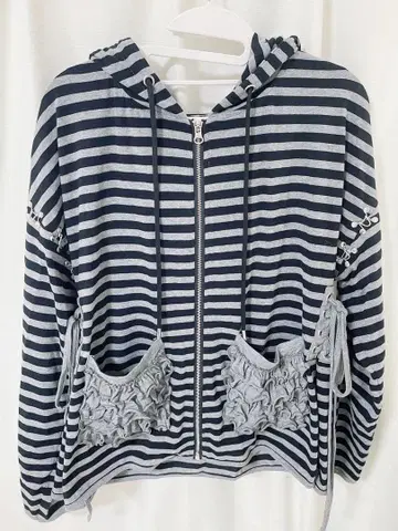 DustDevil 더스트 데빌 프릴 코르셋 락 후드티