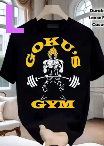 GOKU'S GYM 티셔츠 블랙