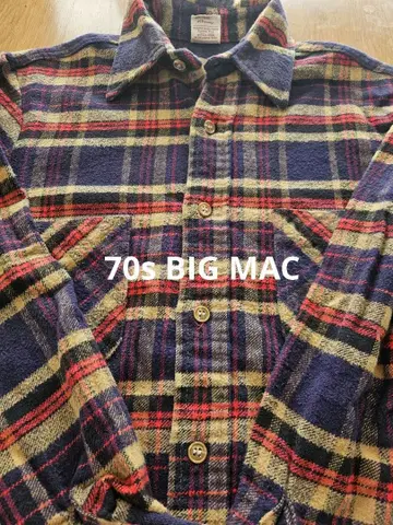 70s BIG MAC 플란넬 셔츠