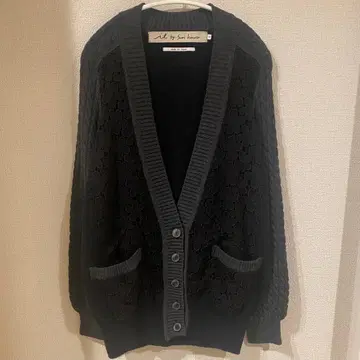 iliann loeb 이리아 로브 레이스 롱 니트 가디건 / 새상품급