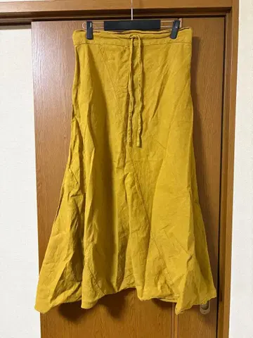 SOU SOU 일본제 후지 린넨 사루엘 머스타드