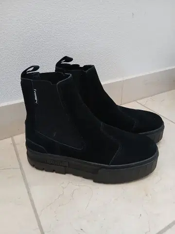 푸마 통굽 사이드 고어 부츠 메이즈 첼시 24cm