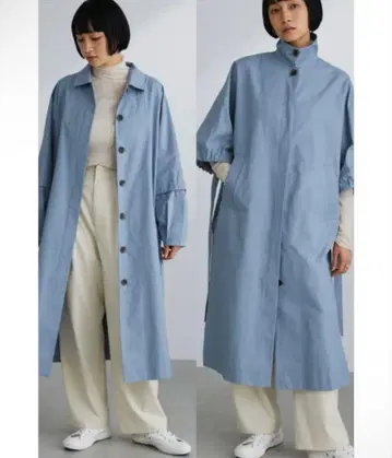 STYLEMIXER 스프링 코트 블루