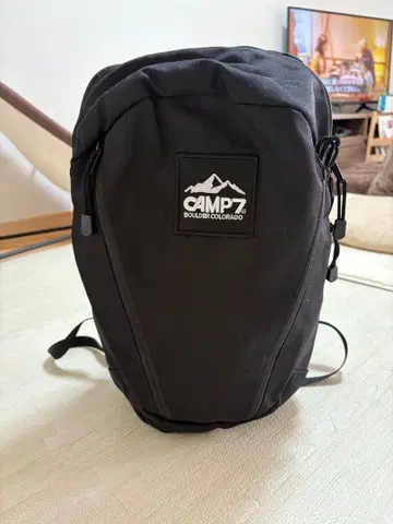 CAMP7 블랙 백팩