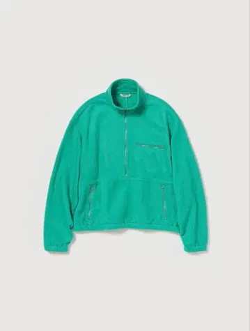 PURE SILK COMFORT FLEECE HALF ZIP P/O