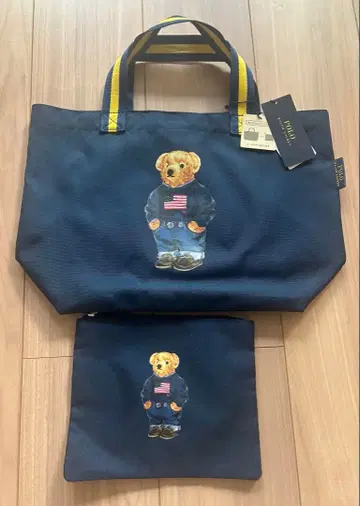 폴로 랄프 로렌 베어 백 토트백 파우치