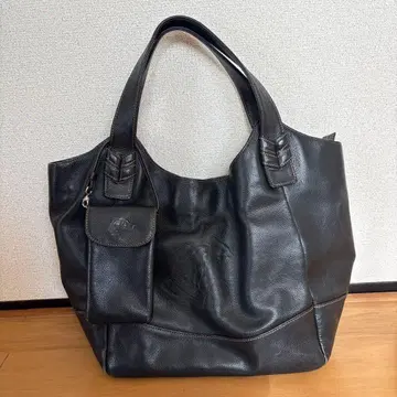 키타무라 천연 가죽 토트백