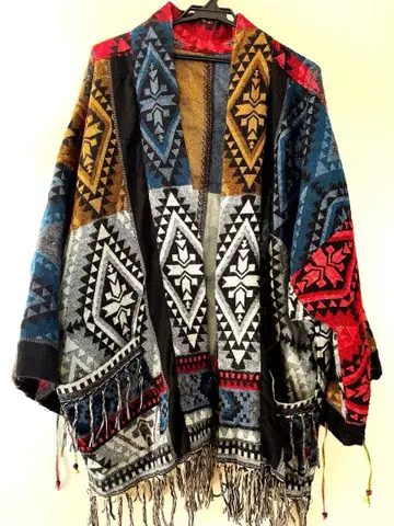 EL RODEO india 판초 포켓 있음 1점