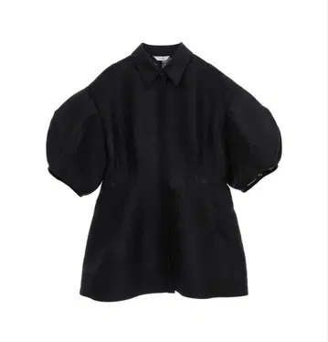 CLANE WAIST SHAPE PUFF SLEEVE TOPS