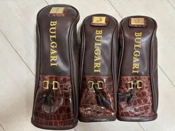 레어 불가리 구형 로고 골프헤드커버 3개