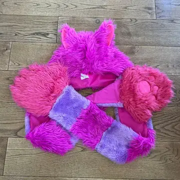 체셔 고양이 머플러 캡