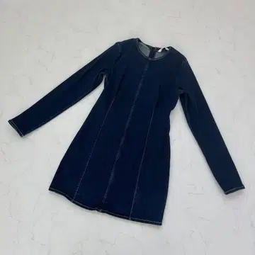새상품급 ZARA 자라 데님 원피스 긴팔 L 스트레치 소재