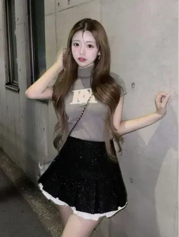 Darich DD 로고 베이직 니트탑