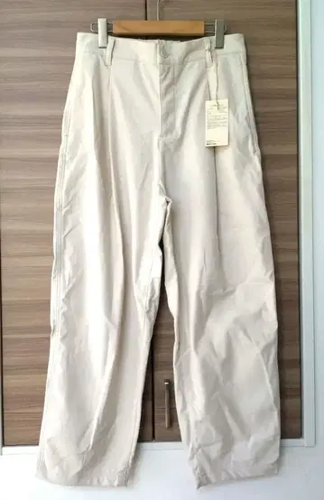 MUJI 택 포함 미사용 새상품 스트레치 기모 와이드 팬츠