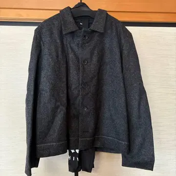 프랭크 레더 울 혼방 자켓 사이즈 S 미사용 새상품