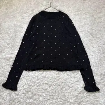 [ 마제스틱 레곤 ] 도트 무늬 니트 M 가을/겨울 캐주얼