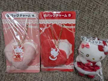 [ 안심&즉시 발송 ] 헬로키티 행운 복권 마스코트&백참 AB