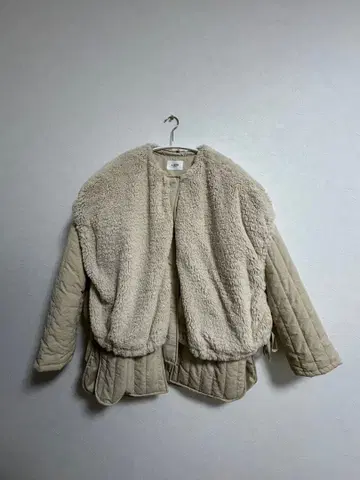 LIEN 보아 퀼팅 자켓