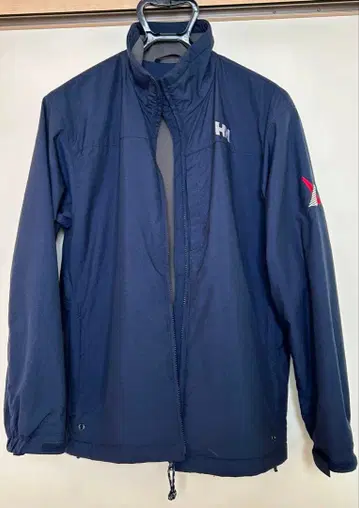 헬리한센 나일론 자켓 S 네이비 복각판 트윈 세일 로고