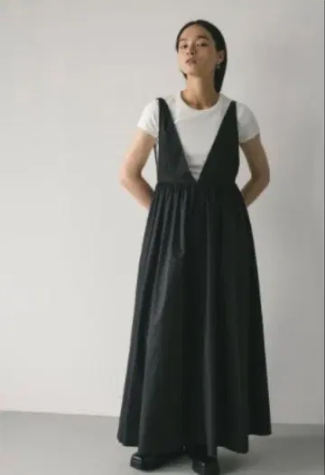 stylemixer 백 메쉬 오버롤 스커트