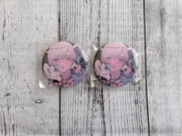 이레이스 아이와나 하츠토 캔뱃지 2개 세트