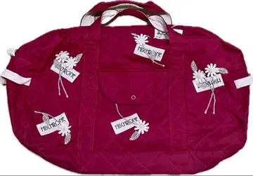 히스크로네 보스턴 백 꽃 자수