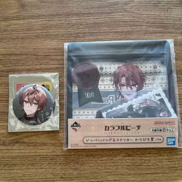 컬러풀 피치 우리 씨 지퍼 백 & 스티커, 캔뱃지