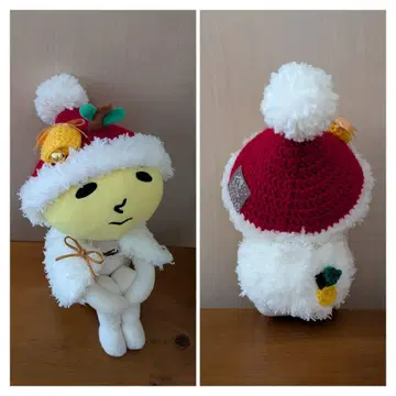 산타 모자 & 복슬복슬 숄 유즈타로 코스튬