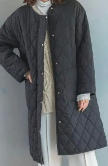 LEPSIM 퀼팅 코트