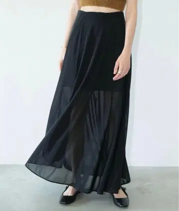 [ 새상품 ] CLANE SHEER FLARE MERMAID SKIRT