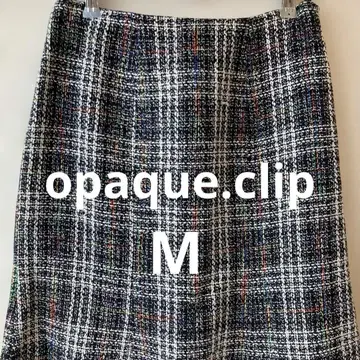 체크 무늬 플레어 스커트