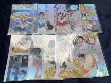 세일러문 카페 클리어 파일 10종