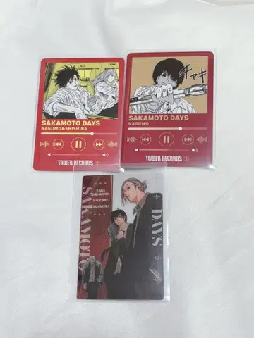 SAKAMOTODAYS 사카모토 데이즈 사카데이 타워 레코드 카드 나구모