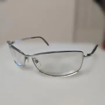 실버 메탈 오벌 패션 안경