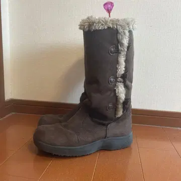 무스탕 롱 부츠