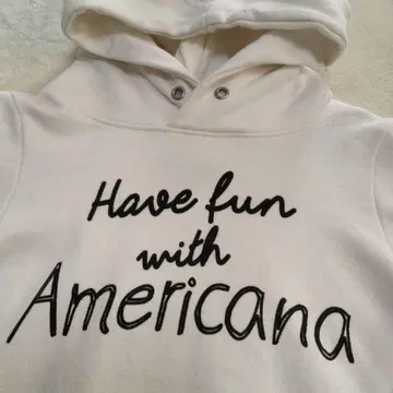 아메리카나 텐트라인 로고 후드티 A라인 후디 일본제