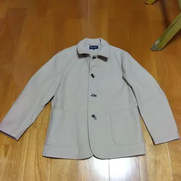 사슴 뿔 버튼 울 자켓 커버올