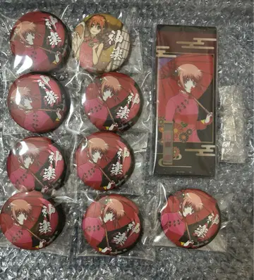 은혼 중국 한정판 캔뱃지 아크릴 카드 카구라