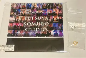 코무로 테츠야 TKS 한정판 달력(7월 시작) & 굿즈 이어커프