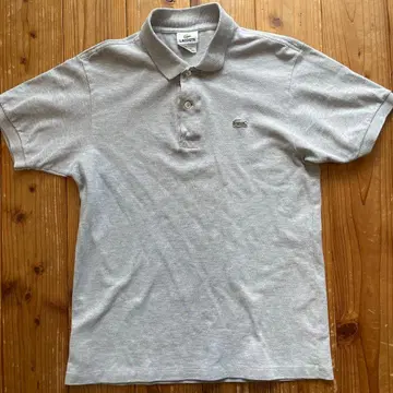 LACOSTE 그레이 피케 셔츠 사이즈 3