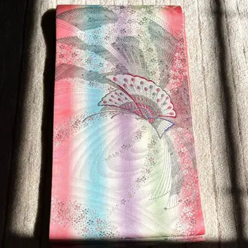 나고야 오비 파스텔 컬러에 은채