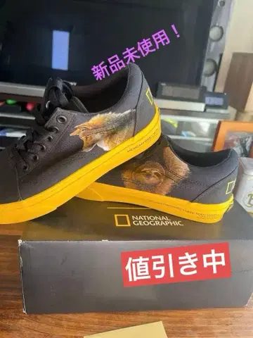 VANS NATIONAL GEOGRAPHIC 스니커즈 23cm
