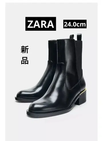 [ ZARA ] 숏부츠 새상품 24cm